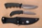 North American Hunting Club two knife set. Largest knife is 9