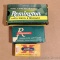 Less than 100 rounds .25 Auto cartridges in three boxes. Oldest cartridge we saw is a straight