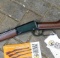 Henry octagon barrel .22 rimfire lever action rifle with brass front bead sight, fully adjustable