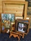 Shelves, frames and other cute stuff. Largest frame is 34