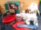 Christmas decorations including animated 'Writing Santa', approx. 18