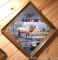 Miller High Life 'Challenge' bugling elk beer mirror. Measures 26