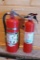 Kidde ABC fire extinguisher, gauge indicates good.