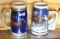 1989 and other Budweiser beer steins. No chips noted.