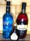No shipping. Huge bottle Korbel brandy; liter bottle of UV Blue raspberry flavored vodka; small gift