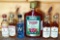 No shipping. Cranberry Schnapps, assorted whiskeys, gin and vodka. Tallest bottle is 6