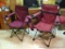 Two folding camp chairs, both with carry bags. Good shape.