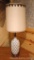 Retro table lamp is in good condition, stands 38-1/2