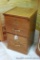 Two drawer wooden file cabinet stands 28