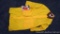 XL Marlboro rain jacket with a poncho in the pocket.