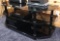 Super modern black glass entertainment stand measures 51
