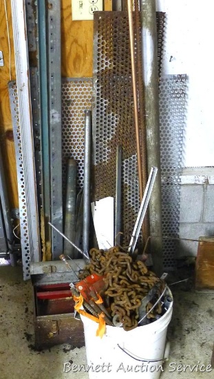 Large pile of scrap metal includes copper, aluminum, steel and more.
