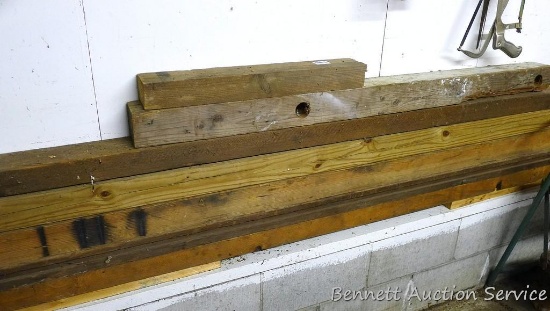 4 x 4 lumber includes one treated 8' long.