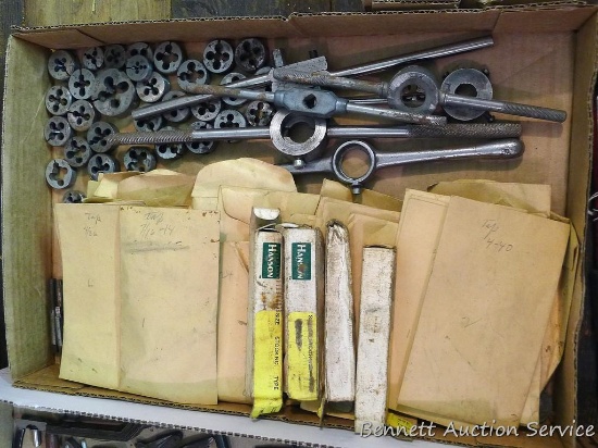Tap & dies; tap & die handles.