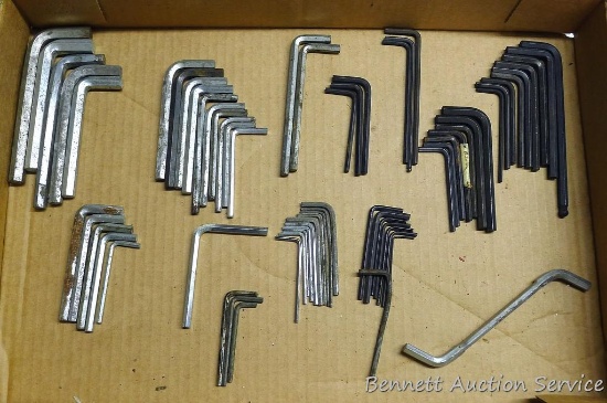 Hex wrenches, longest is 6".