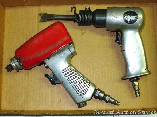 Impact wrench 3/8";air chisel.