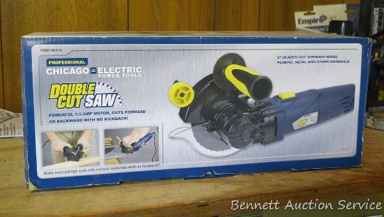 Chicago electric double cut saw NIP.