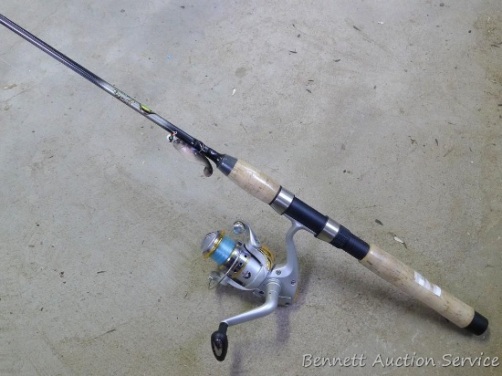 Walleyes For Tomorrow rod and reel 80" tall.