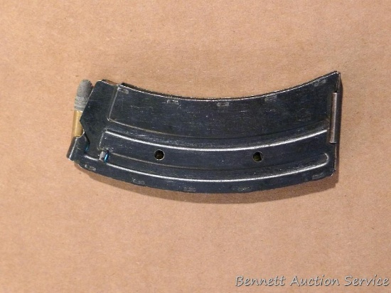 Winchester .22 rifle magazine is 3-1/4" tall. Ammo has been removed for shippability. You will