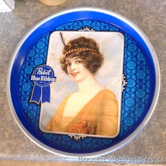 Pabst Blue Ribbon bar serving tray No. P-1489.