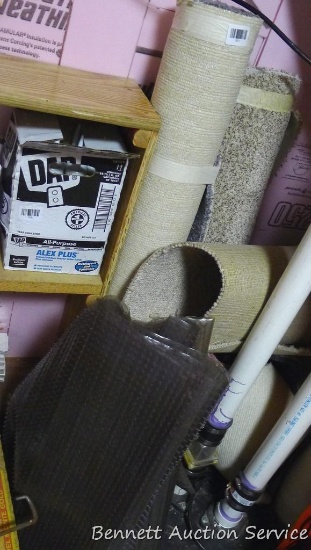 Carpet and floor runner remnants up to 4' wide.