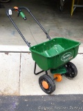 Scotts SpeedyGreen 3000 adjustable drop spreader.