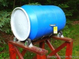 Tumbling compost bin with stand comes with some compost. 3' wide.
