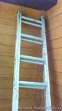 Keller aluminum extension ladder. Each section is 8' long.