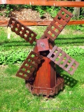 Traditional windmill is 3-1/2' high.