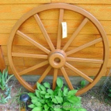 One decorator wagon wheel is 3'8