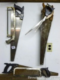 Carpenter's saws includes rip and cross-cut, longest is 30