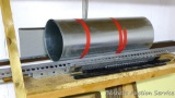 Metal brackets with adjustment holes, longest is 48
