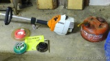 Stihl FS36 weed trimmer, includes extra string and a 2-1/2 gallon gas can with mixed gas. If shipped