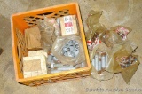 Crate full of steel nipples, sizes 1/2