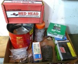Concrete anchor bolts; screws; nails and more.