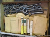 Tap & dies; tap & die handles.