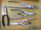 Craftsman snap ring pliers; regular pliers 10