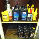 Citgo 5W20 super guard synthetic motor oil; Carquest 5W30 motor oil; Prestone gasoline antifreeze; 2