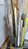 Metal and plastic conduit, PVC, galvanized pipe and more. 5' or 6' long.