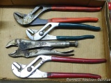 Three adjustable wrenches, longest is 12