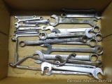 Partial set of ignition wrenches; open end wrenches; box end wrenches and more.