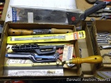 Hand hack saws; Shark multiple angle saw appears NIP and more.