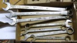 Partial set of Vulcan combination wrenches, largest is 1-1/4