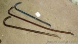 Three crow bars longest 35