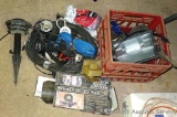 Low voltage garden/walkway lighting; halogen flood lamp and more.