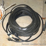 Two heavy duty extension cords about 50' each. Appear in nice shape.