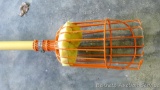 Apple picker is over 8' tall, comes apart for storage or transportation.