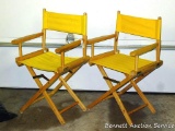 Two fold up directors chairs 21