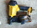 Bostitch coil fed pneumatic roofing nailer.