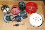 Hole saw drills, largest is 4